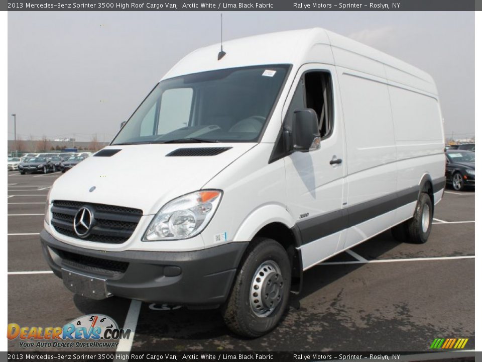 Front 3/4 View of 2013 Mercedes-Benz Sprinter 3500 High Roof Cargo Van Photo #1