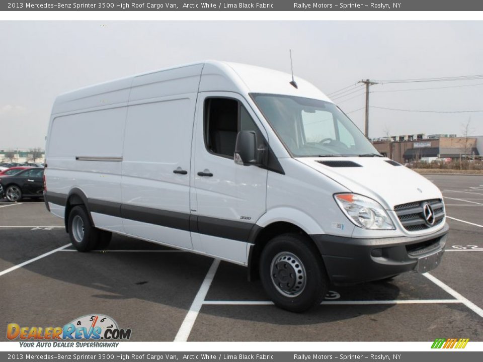 Front 3/4 View of 2013 Mercedes-Benz Sprinter 3500 High Roof Cargo Van Photo #8