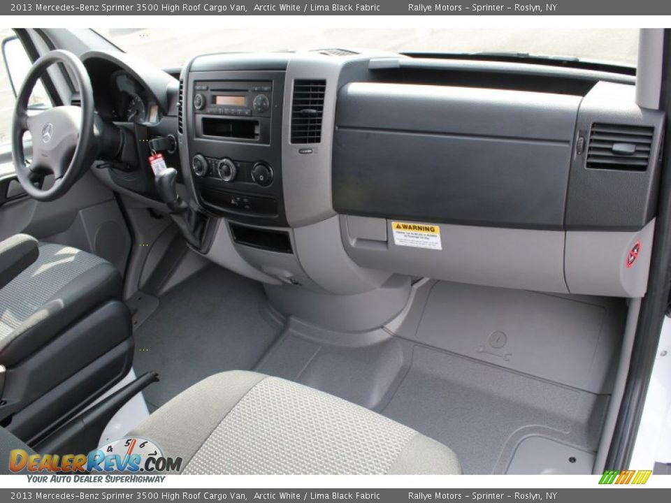 Dashboard of 2013 Mercedes-Benz Sprinter 3500 High Roof Cargo Van Photo #10