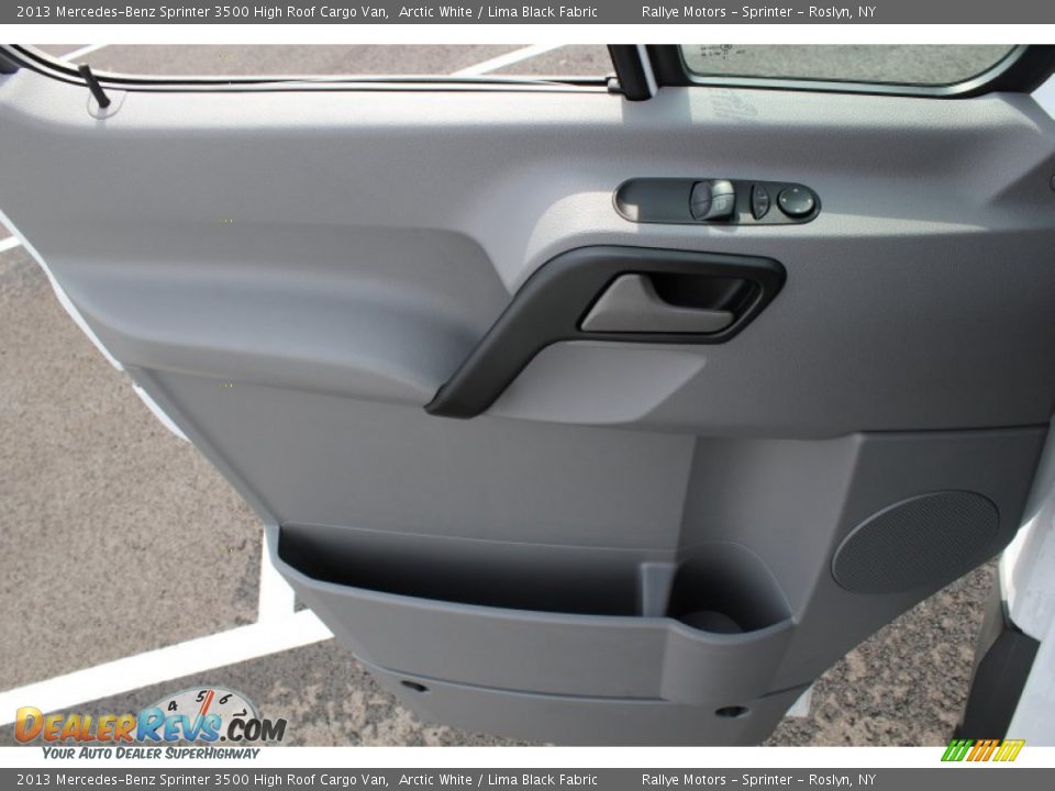 2013 Mercedes-Benz Sprinter 3500 High Roof Cargo Van Arctic White / Lima Black Fabric Photo #12