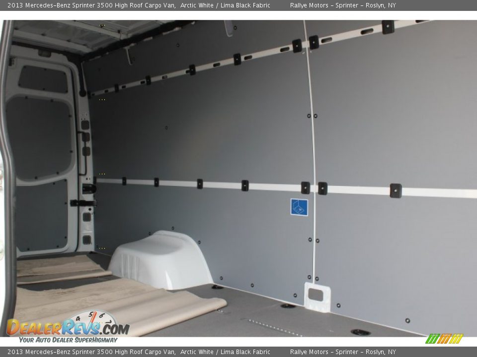 2013 Mercedes-Benz Sprinter 3500 High Roof Cargo Van Arctic White / Lima Black Fabric Photo #17