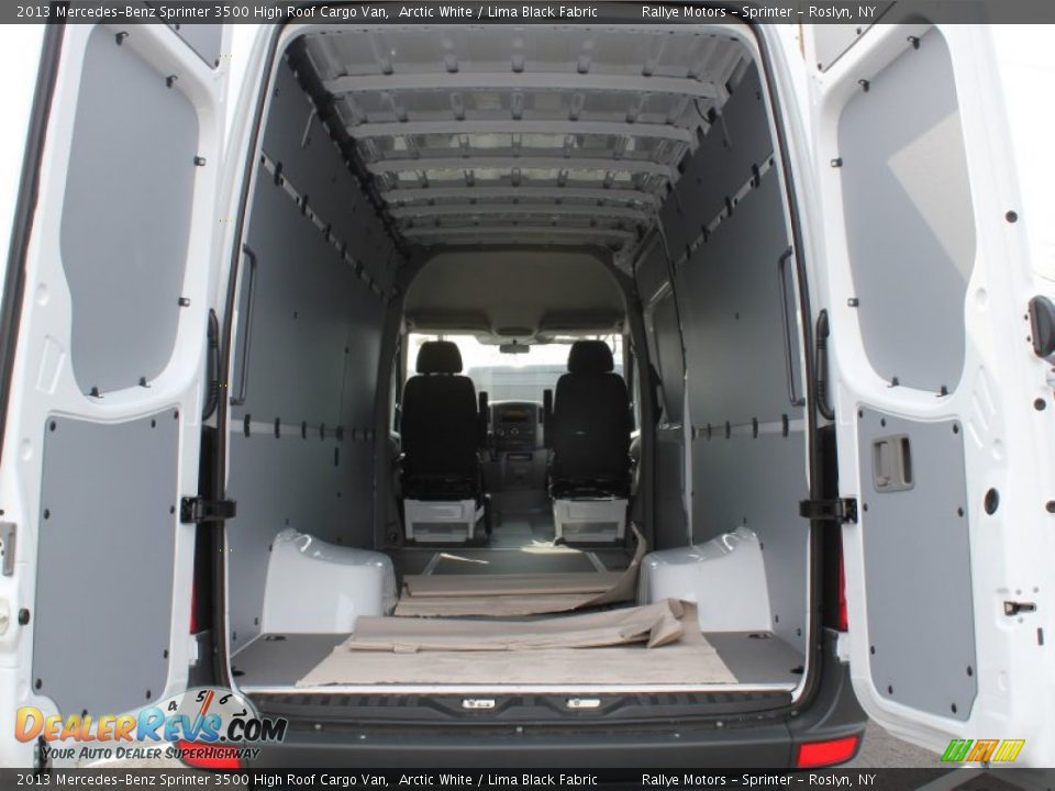2013 Mercedes-Benz Sprinter 3500 High Roof Cargo Van Arctic White / Lima Black Fabric Photo #18