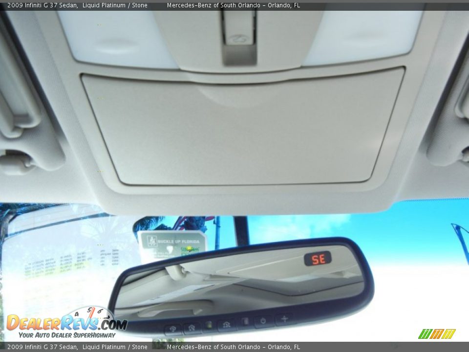 2009 Infiniti G 37 Sedan Liquid Platinum / Stone Photo #24