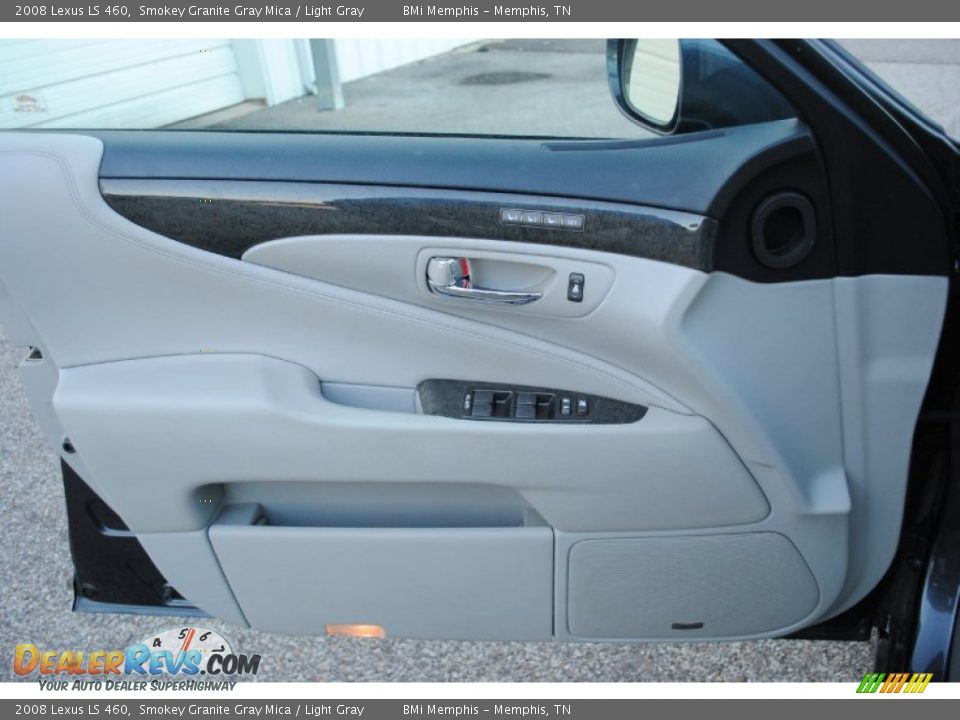 2008 Lexus LS 460 Smokey Granite Gray Mica / Light Gray Photo #9