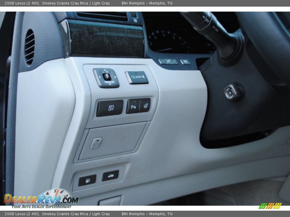 2008 Lexus LS 460 Smokey Granite Gray Mica / Light Gray Photo #10