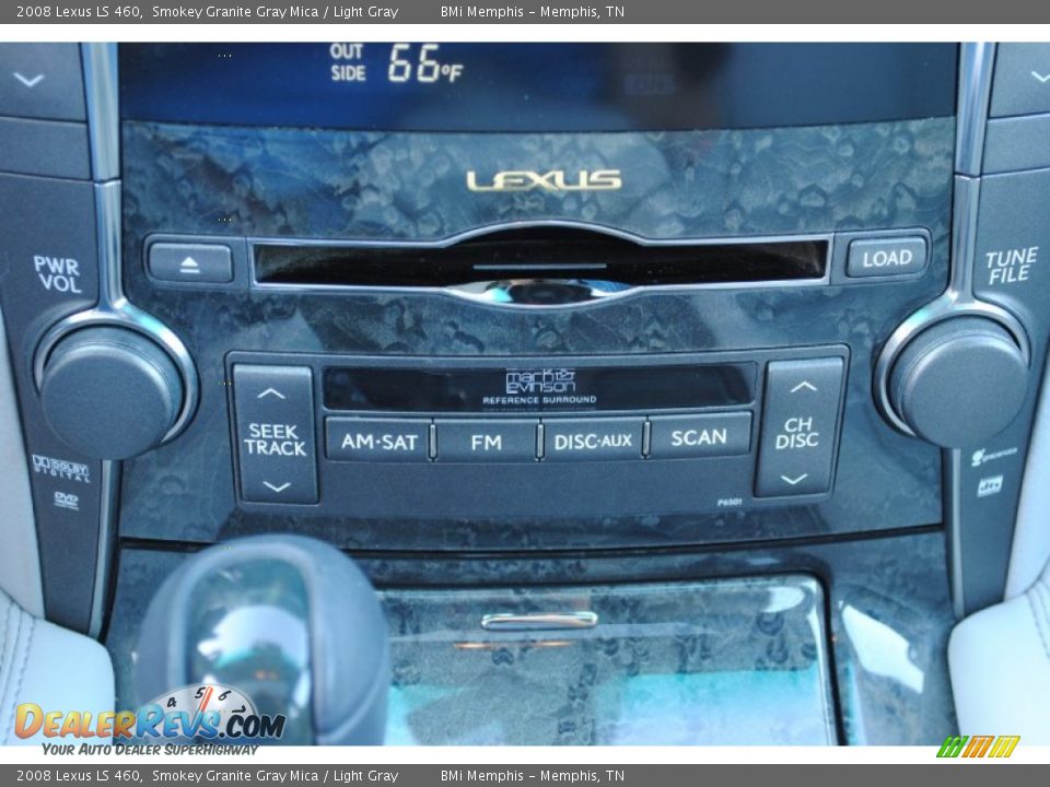 2008 Lexus LS 460 Smokey Granite Gray Mica / Light Gray Photo #11