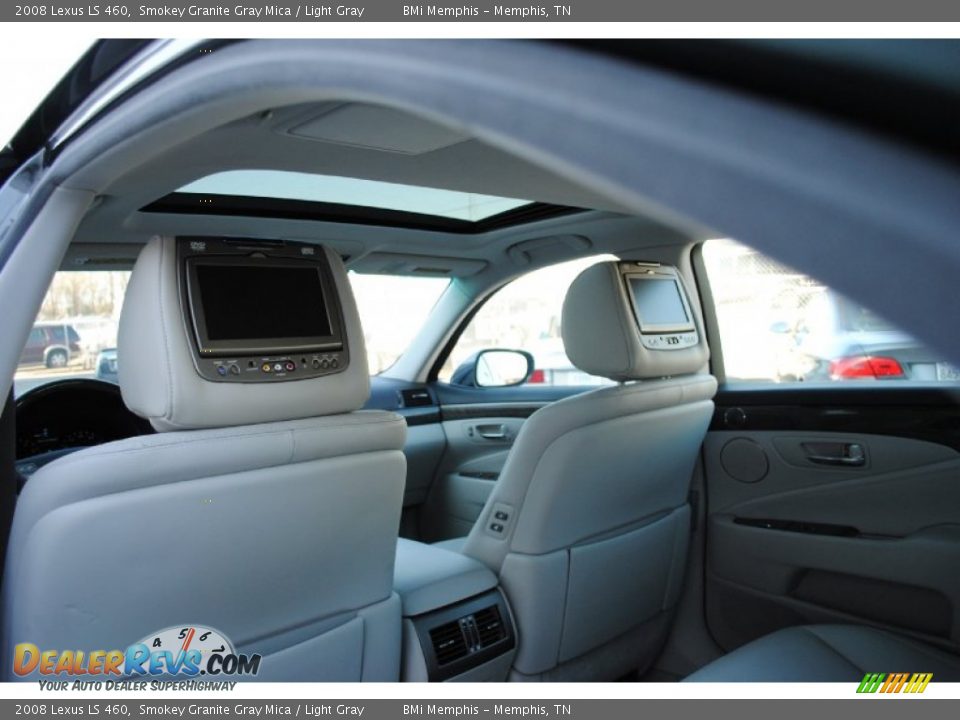 2008 Lexus LS 460 Smokey Granite Gray Mica / Light Gray Photo #15