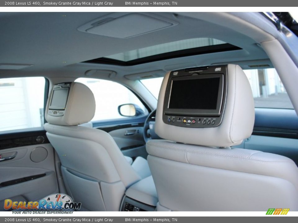 2008 Lexus LS 460 Smokey Granite Gray Mica / Light Gray Photo #17