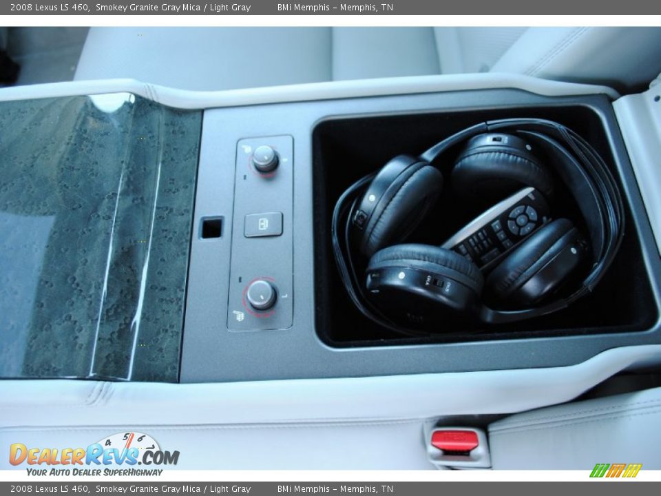 2008 Lexus LS 460 Smokey Granite Gray Mica / Light Gray Photo #18