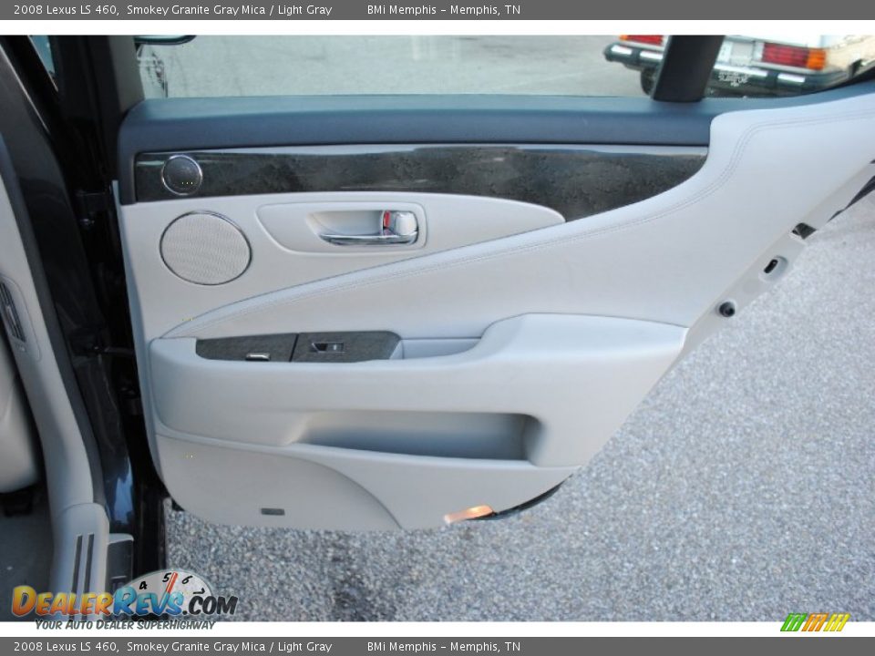 2008 Lexus LS 460 Smokey Granite Gray Mica / Light Gray Photo #19