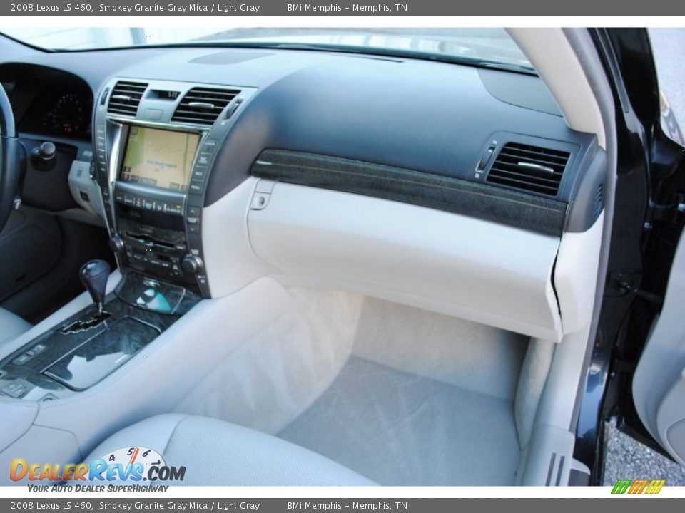 2008 Lexus LS 460 Smokey Granite Gray Mica / Light Gray Photo #21