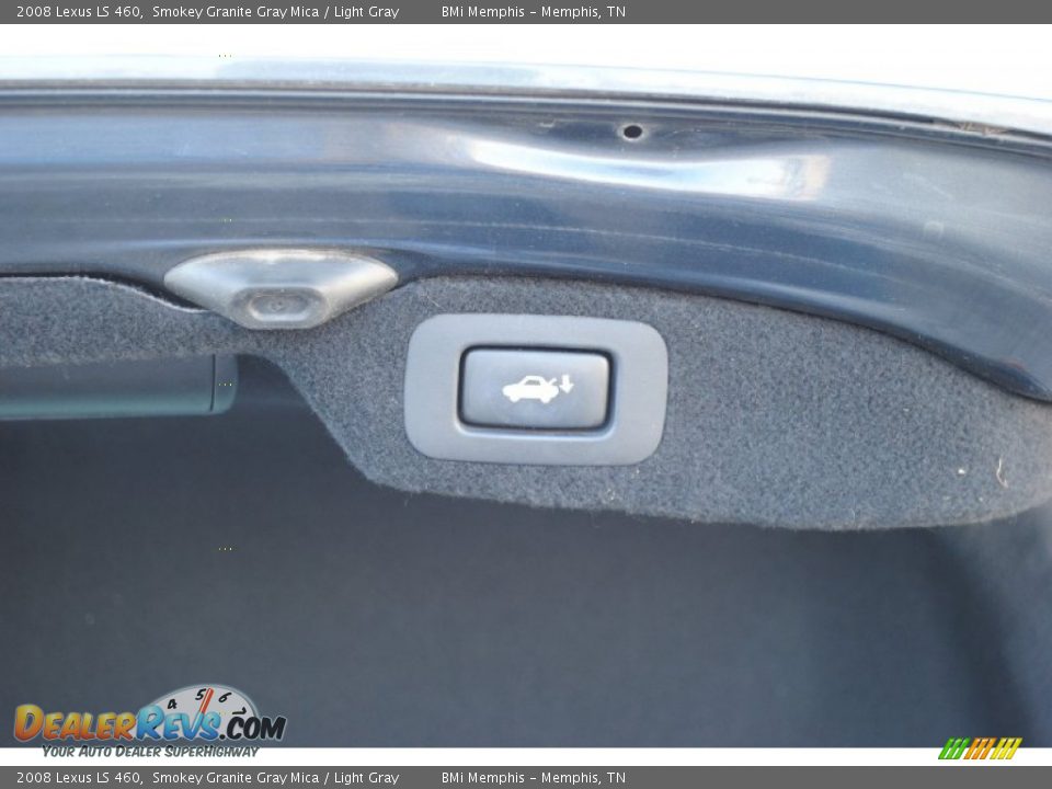 2008 Lexus LS 460 Smokey Granite Gray Mica / Light Gray Photo #22