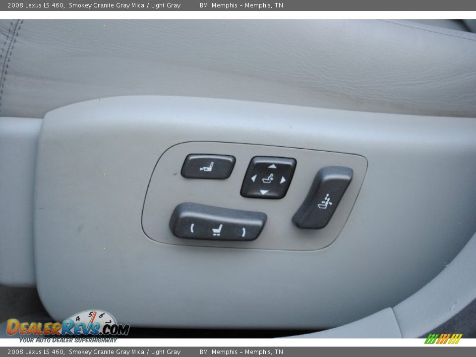 2008 Lexus LS 460 Smokey Granite Gray Mica / Light Gray Photo #23
