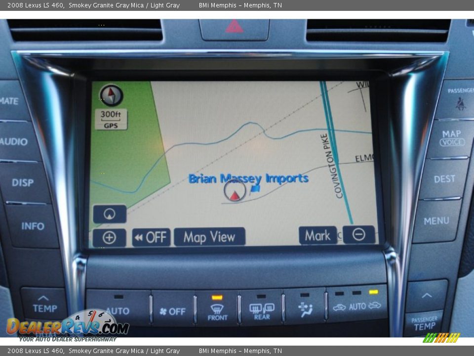 2008 Lexus LS 460 Smokey Granite Gray Mica / Light Gray Photo #25