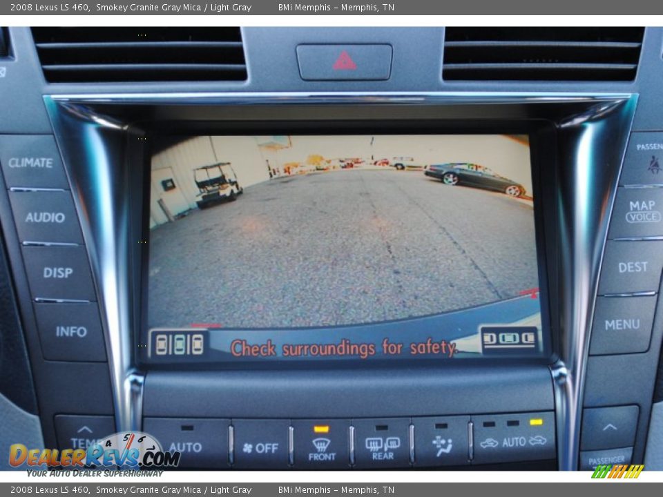 2008 Lexus LS 460 Smokey Granite Gray Mica / Light Gray Photo #26