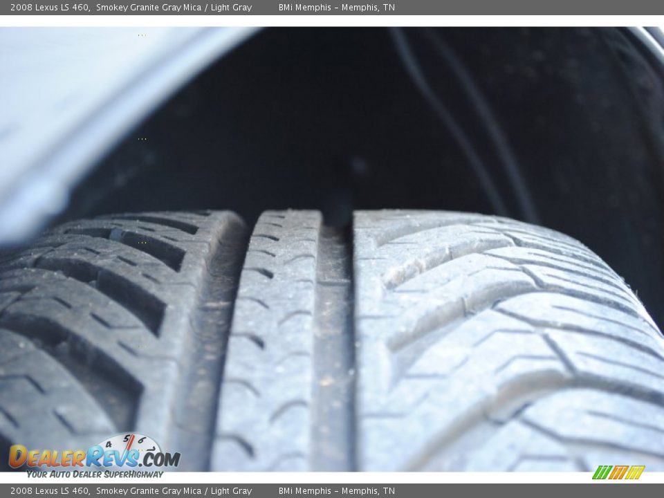 2008 Lexus LS 460 Smokey Granite Gray Mica / Light Gray Photo #32