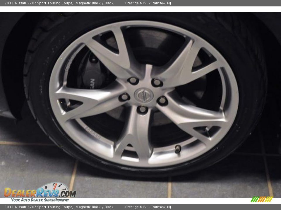 2011 Nissan 370Z Sport Touring Coupe Magnetic Black / Black Photo #23
