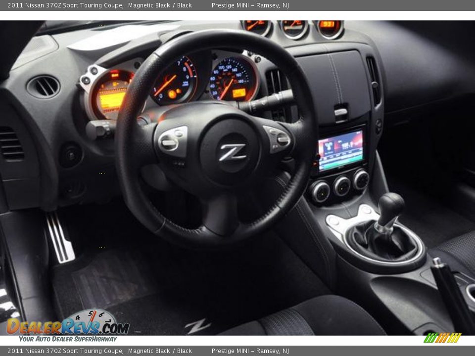 2011 Nissan 370Z Sport Touring Coupe Magnetic Black / Black Photo #26