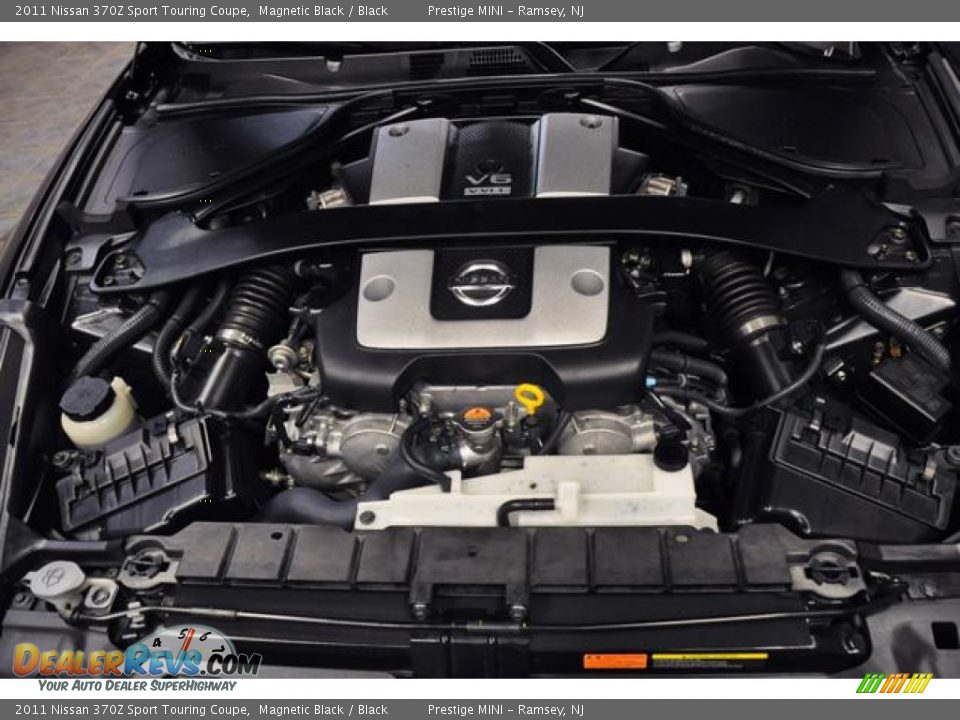 2011 Nissan 370Z Sport Touring Coupe Magnetic Black / Black Photo #27