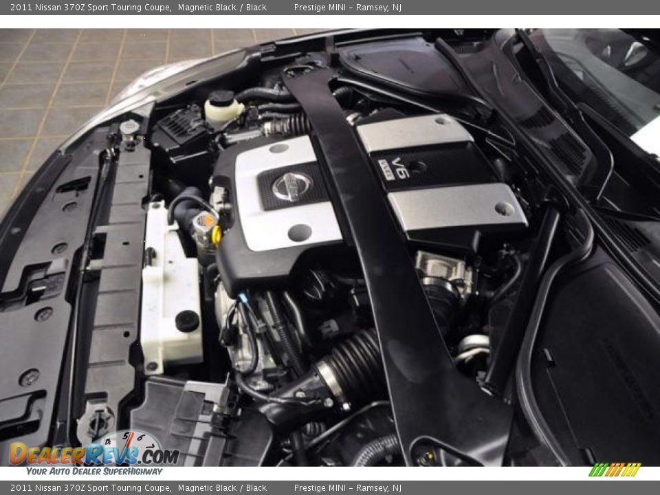 2011 Nissan 370Z Sport Touring Coupe Magnetic Black / Black Photo #28