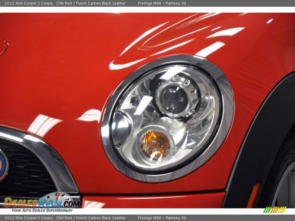 2012 Mini Cooper S Coupe Chili Red / Punch Carbon Black Leather Photo #2