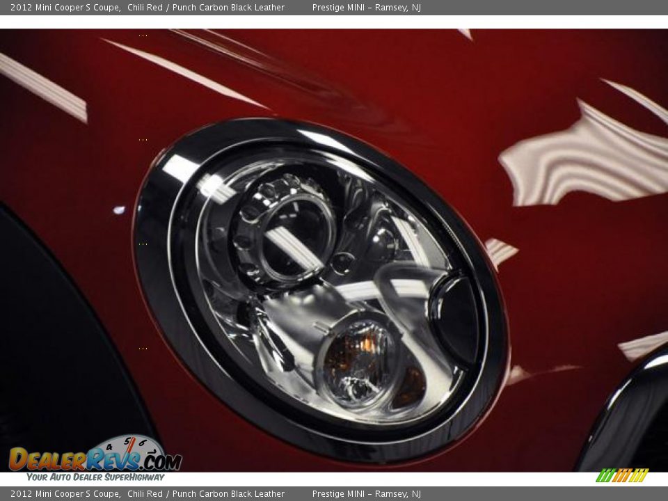 2012 Mini Cooper S Coupe Chili Red / Punch Carbon Black Leather Photo #5