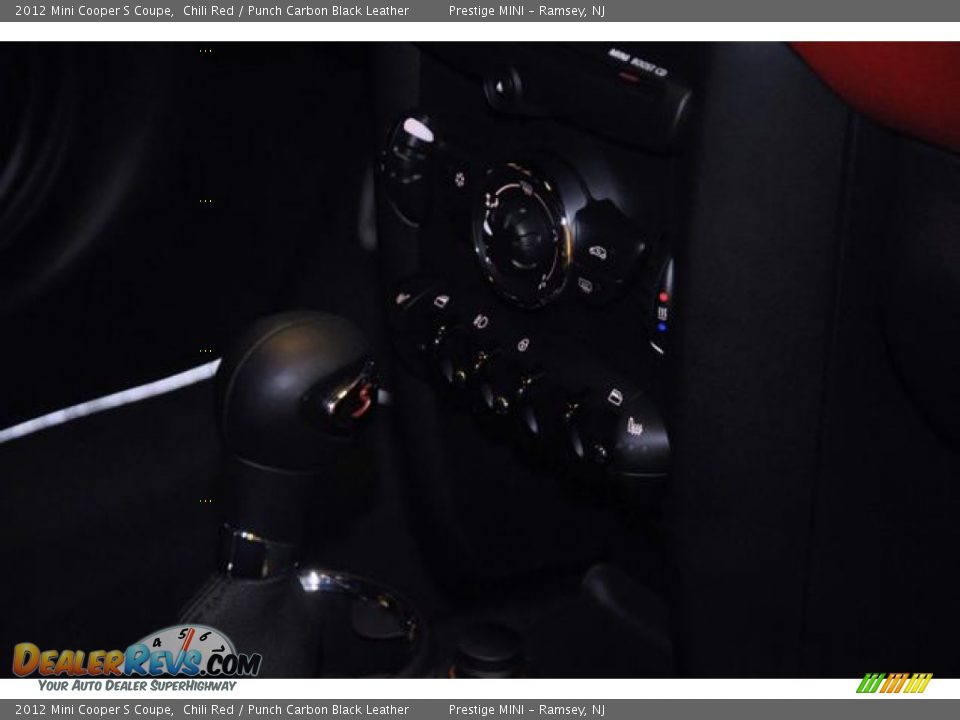 2012 Mini Cooper S Coupe Chili Red / Punch Carbon Black Leather Photo #11