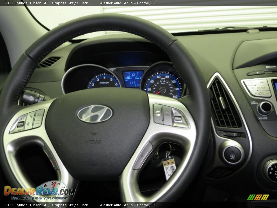 2013 Hyundai Tucson GLS Graphite Gray / Black Photo #4