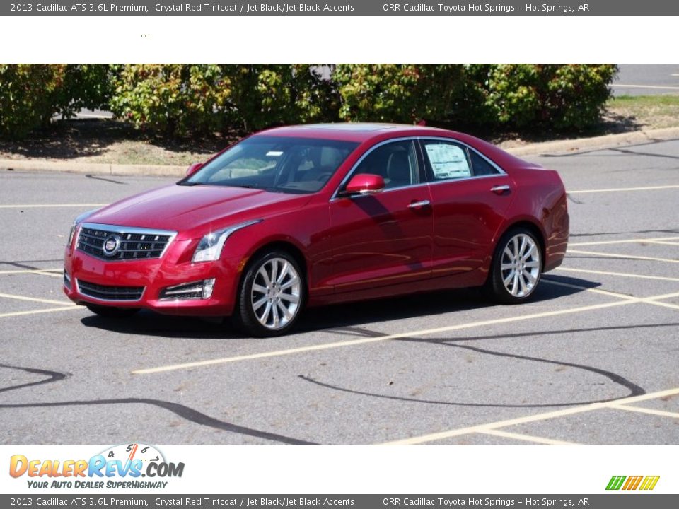 2013 Cadillac ATS 3.6L Premium Crystal Red Tintcoat / Jet Black/Jet Black Accents Photo #1