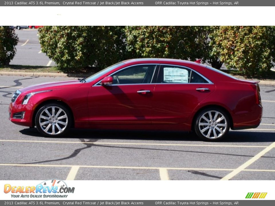 2013 Cadillac ATS 3.6L Premium Crystal Red Tintcoat / Jet Black/Jet Black Accents Photo #2