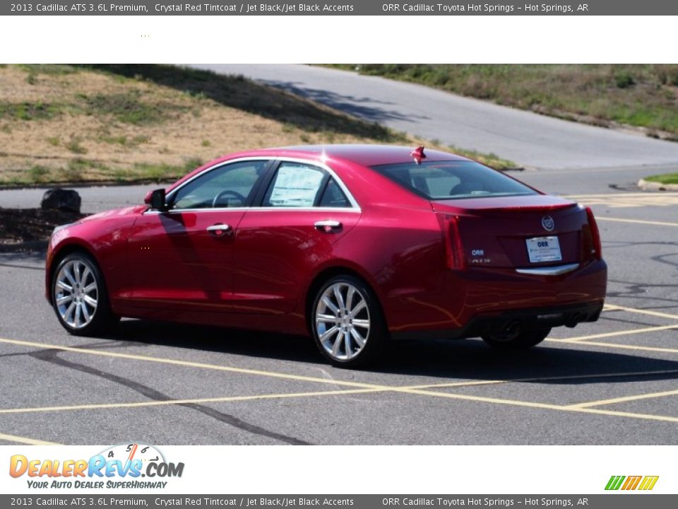 2013 Cadillac ATS 3.6L Premium Crystal Red Tintcoat / Jet Black/Jet Black Accents Photo #3