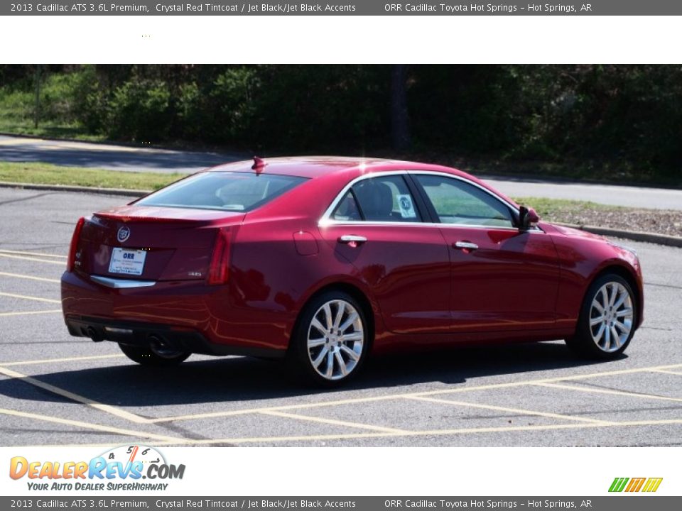 2013 Cadillac ATS 3.6L Premium Crystal Red Tintcoat / Jet Black/Jet Black Accents Photo #5