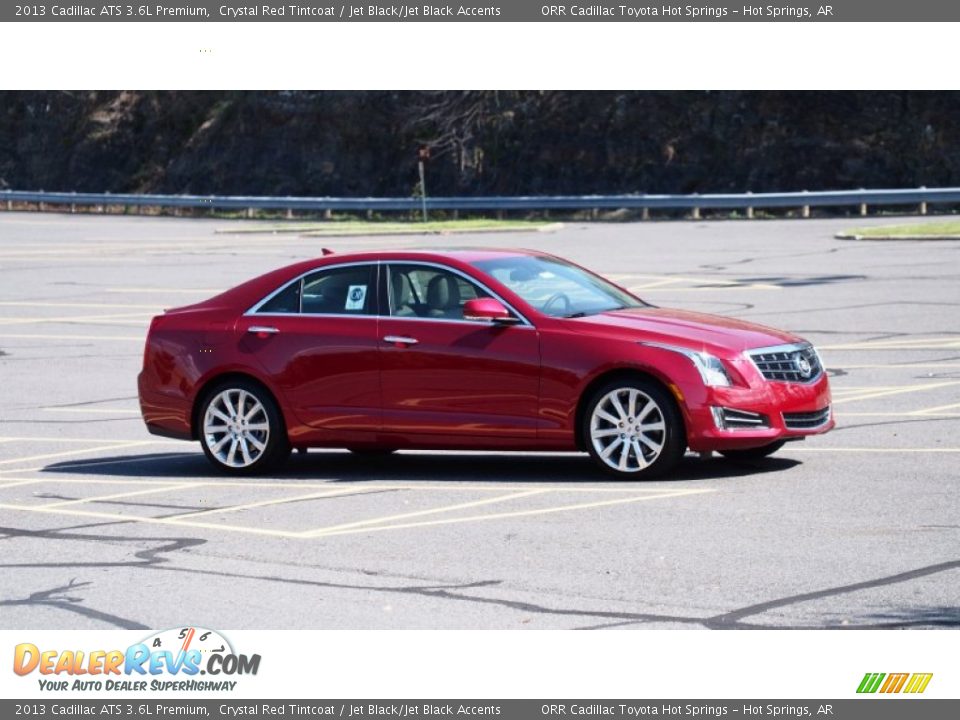 2013 Cadillac ATS 3.6L Premium Crystal Red Tintcoat / Jet Black/Jet Black Accents Photo #7