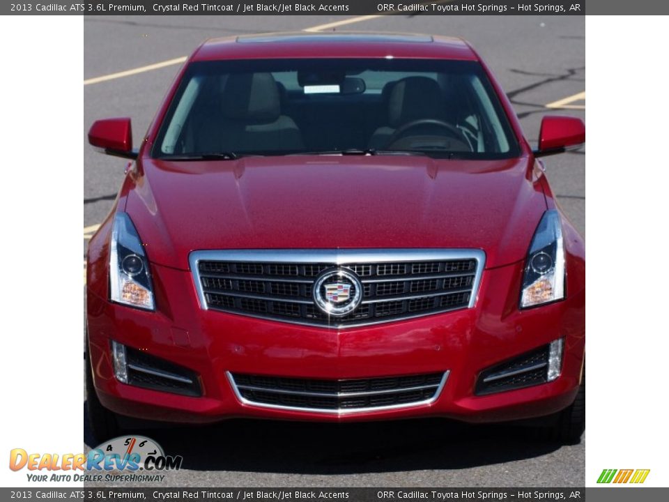 2013 Cadillac ATS 3.6L Premium Crystal Red Tintcoat / Jet Black/Jet Black Accents Photo #8