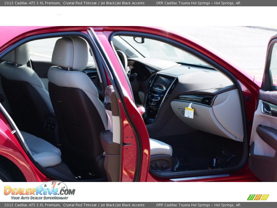2013 Cadillac ATS 3.6L Premium Crystal Red Tintcoat / Jet Black/Jet Black Accents Photo #10