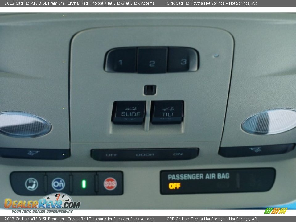 2013 Cadillac ATS 3.6L Premium Crystal Red Tintcoat / Jet Black/Jet Black Accents Photo #21