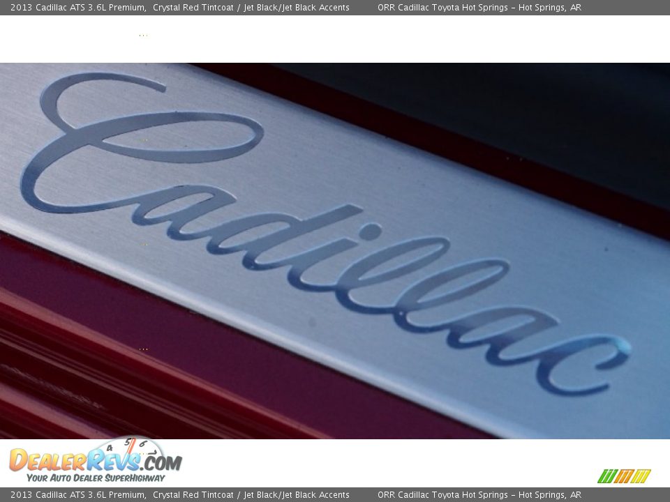 2013 Cadillac ATS 3.6L Premium Crystal Red Tintcoat / Jet Black/Jet Black Accents Photo #23