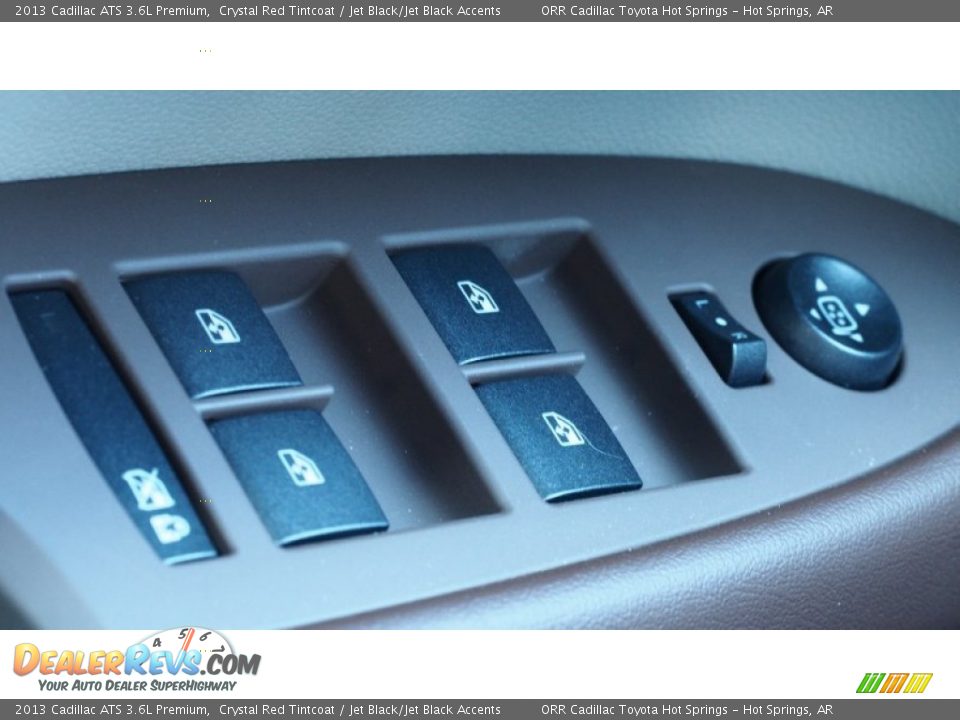 2013 Cadillac ATS 3.6L Premium Crystal Red Tintcoat / Jet Black/Jet Black Accents Photo #24