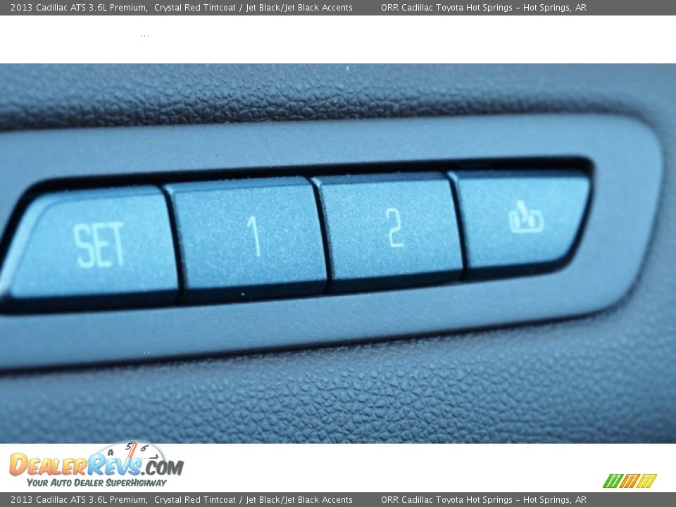 2013 Cadillac ATS 3.6L Premium Crystal Red Tintcoat / Jet Black/Jet Black Accents Photo #25