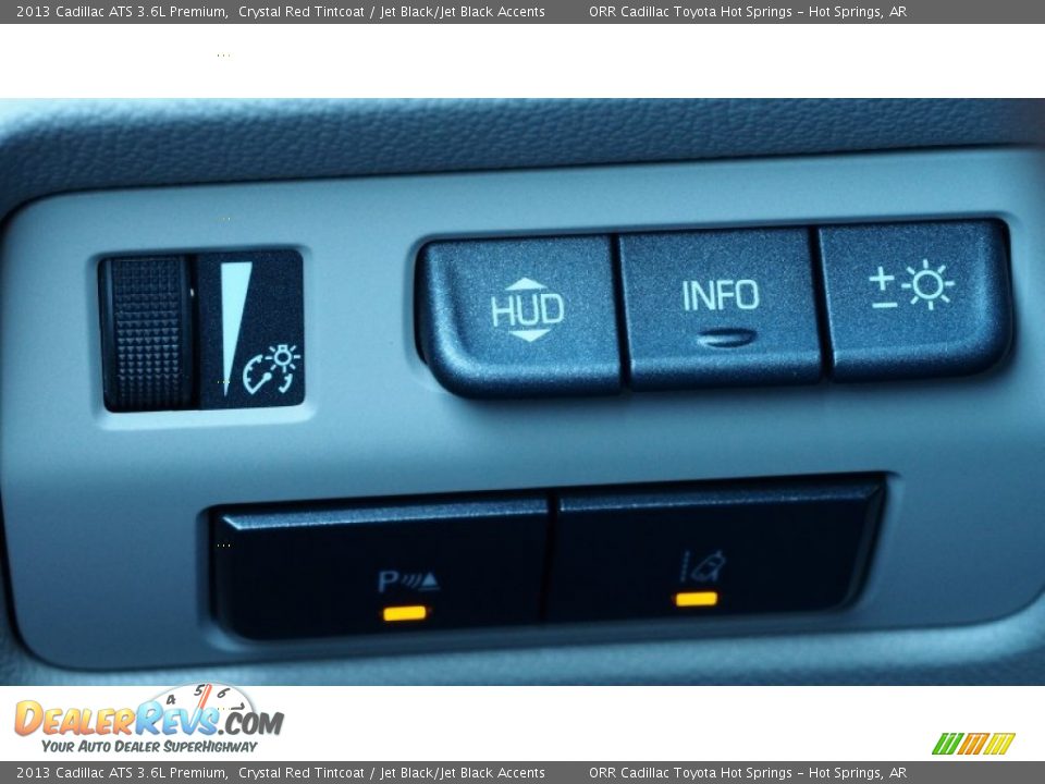 2013 Cadillac ATS 3.6L Premium Crystal Red Tintcoat / Jet Black/Jet Black Accents Photo #26