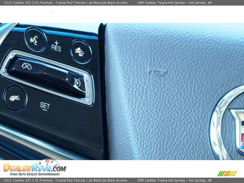 2013 Cadillac ATS 3.6L Premium Crystal Red Tintcoat / Jet Black/Jet Black Accents Photo #27