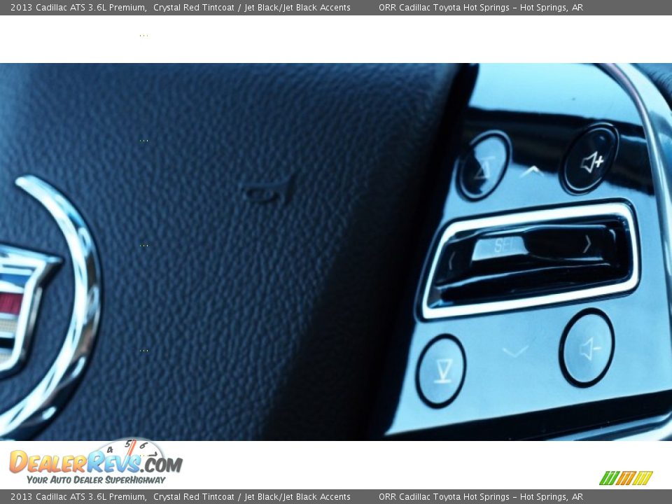 2013 Cadillac ATS 3.6L Premium Crystal Red Tintcoat / Jet Black/Jet Black Accents Photo #28