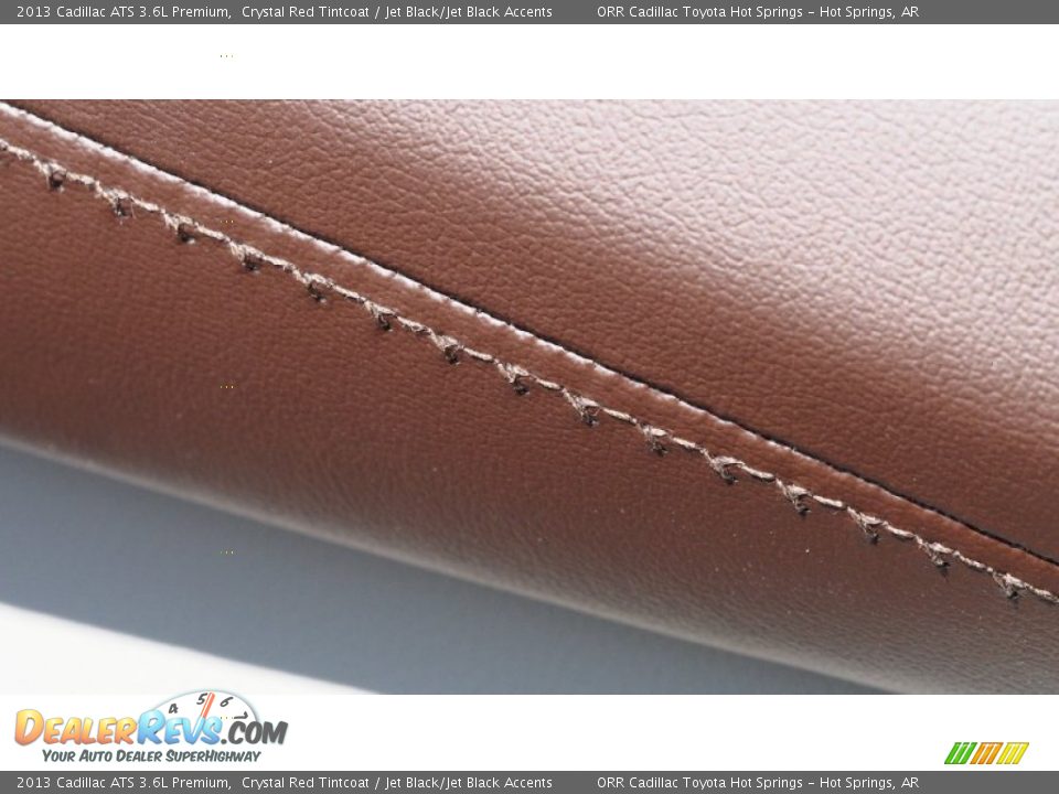 2013 Cadillac ATS 3.6L Premium Crystal Red Tintcoat / Jet Black/Jet Black Accents Photo #29