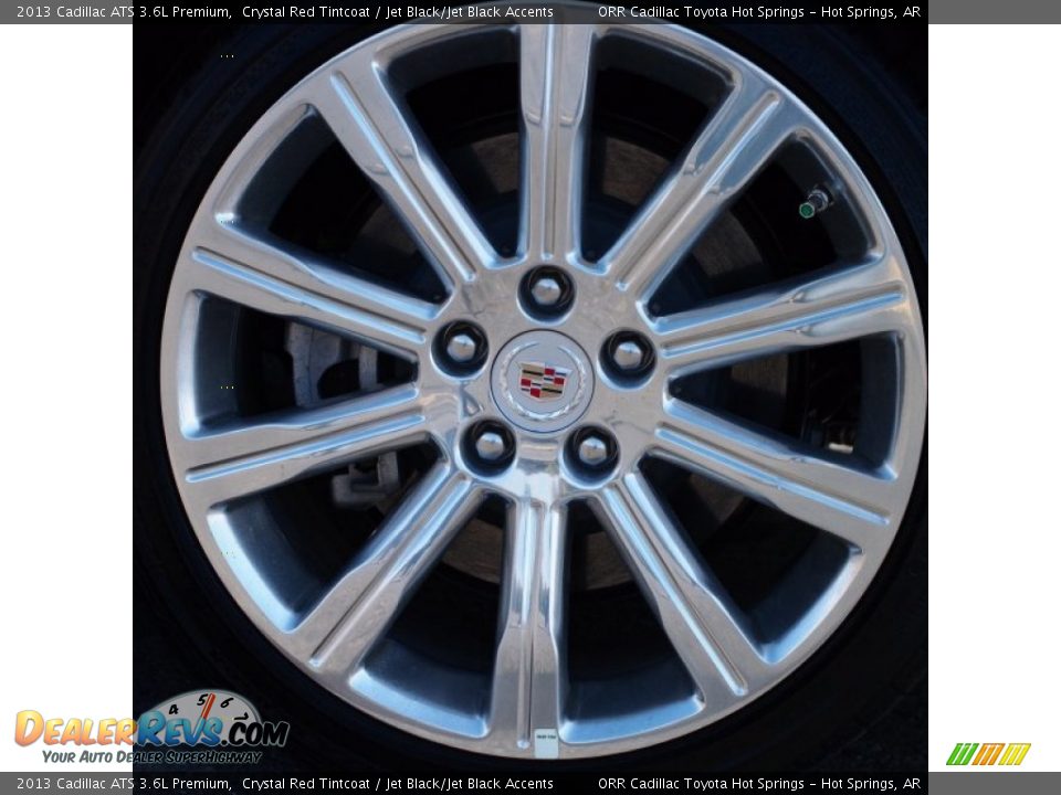 2013 Cadillac ATS 3.6L Premium Crystal Red Tintcoat / Jet Black/Jet Black Accents Photo #31