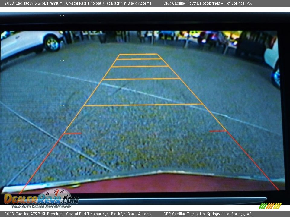 2013 Cadillac ATS 3.6L Premium Crystal Red Tintcoat / Jet Black/Jet Black Accents Photo #33