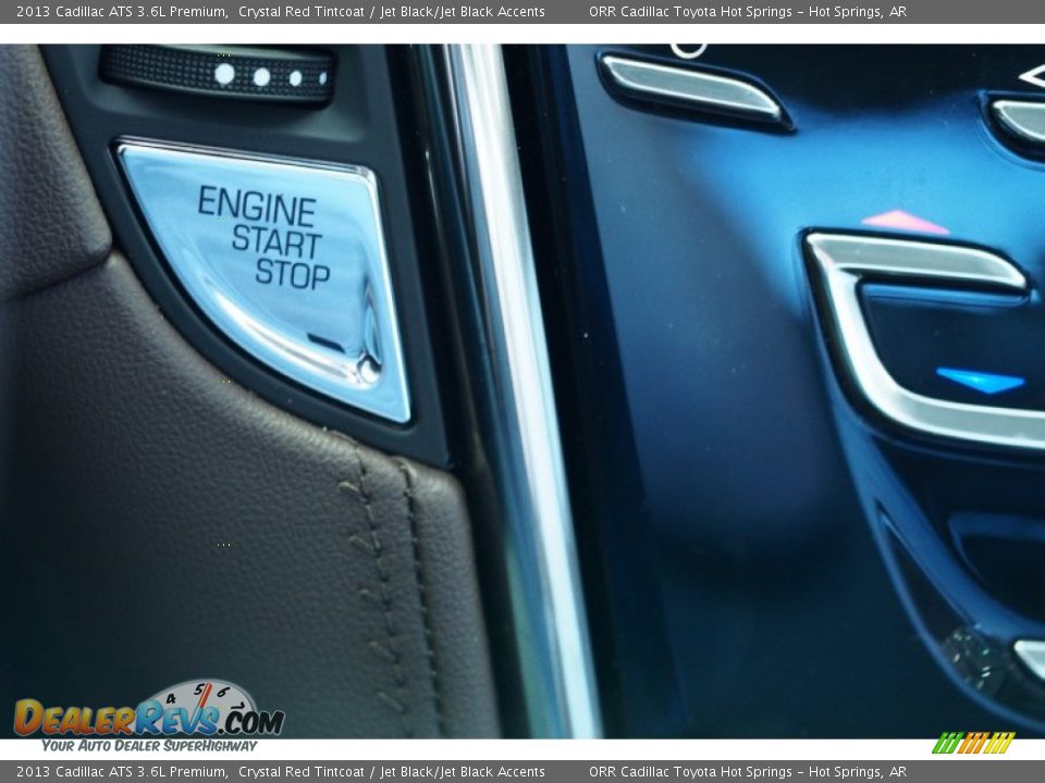 2013 Cadillac ATS 3.6L Premium Crystal Red Tintcoat / Jet Black/Jet Black Accents Photo #34