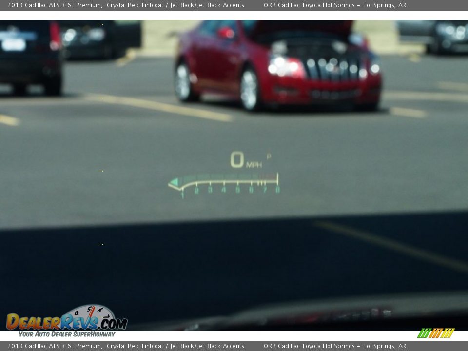 2013 Cadillac ATS 3.6L Premium Crystal Red Tintcoat / Jet Black/Jet Black Accents Photo #35