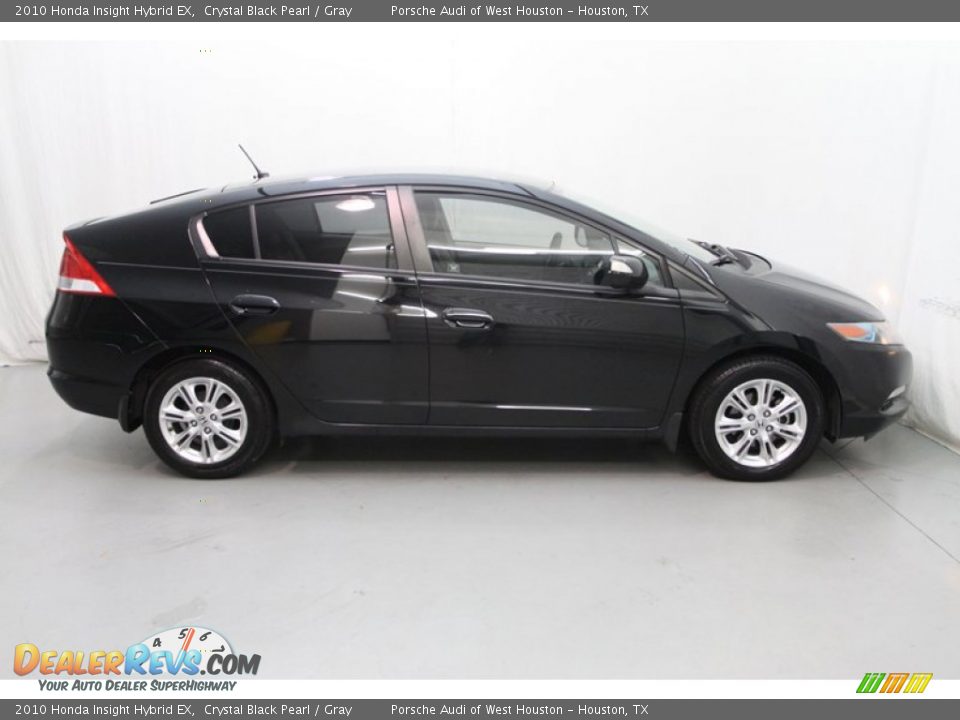 2010 Honda Insight Hybrid EX Crystal Black Pearl / Gray Photo #2