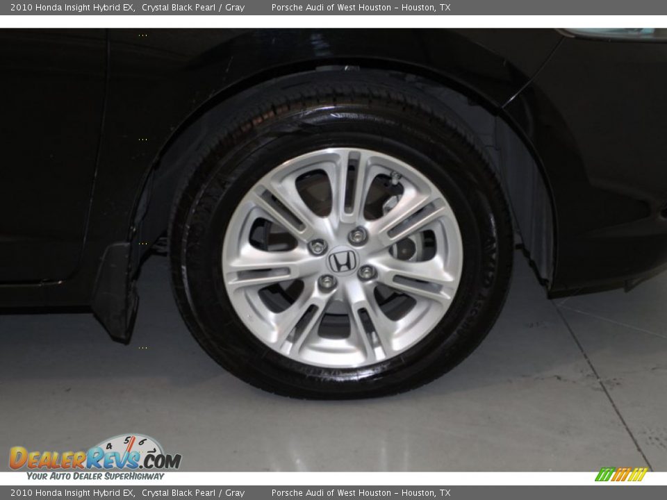 2010 Honda Insight Hybrid EX Crystal Black Pearl / Gray Photo #4