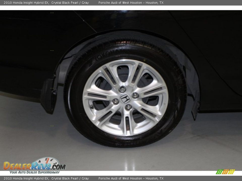 2010 Honda Insight Hybrid EX Crystal Black Pearl / Gray Photo #5